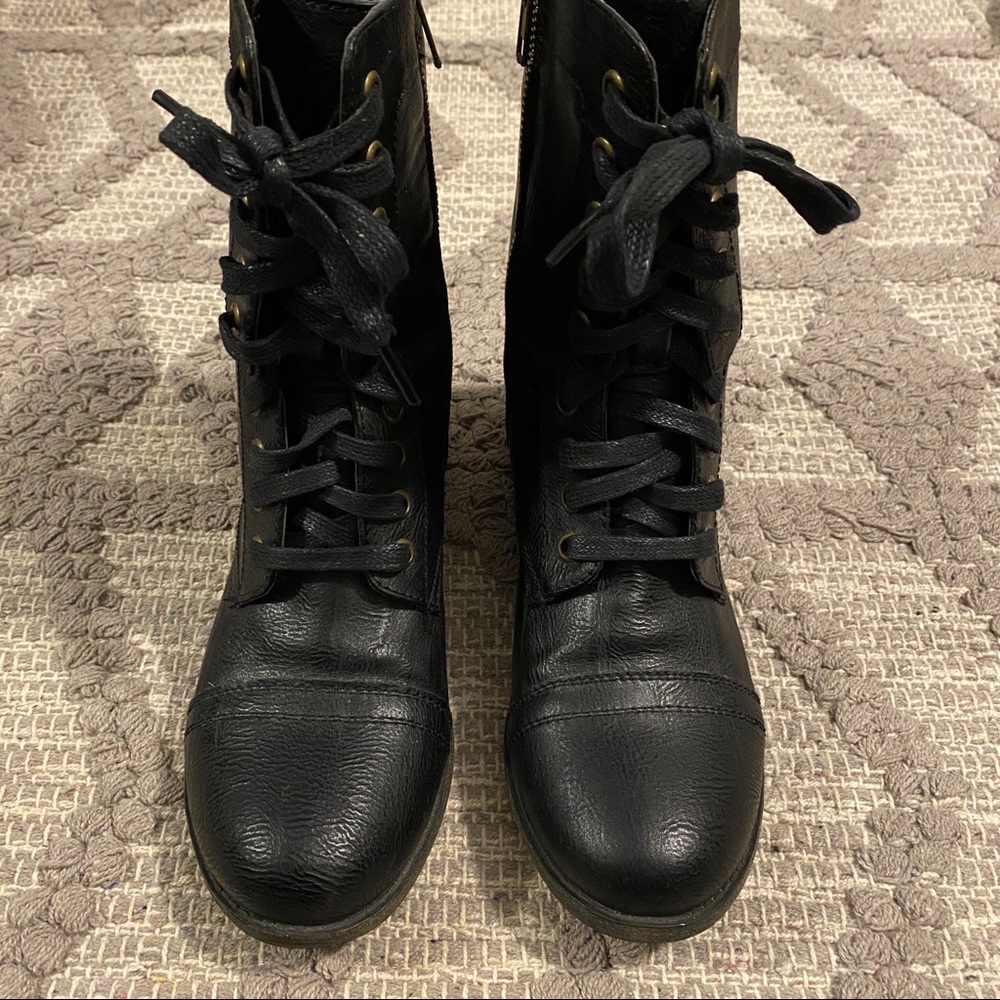 Black Combat Boots